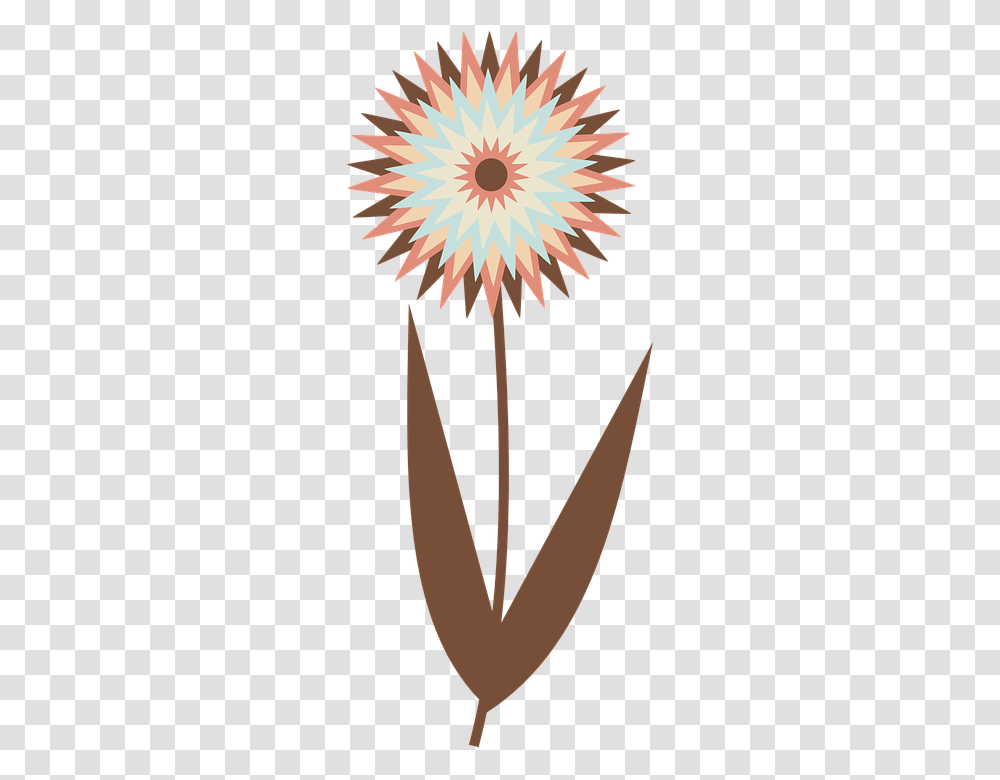 Flower Pastel Brown Free Vector Graphic On Pixabay, Symbol, Leisure Activities, Musical Instrument, Harp Transparent Png