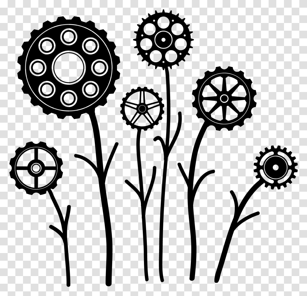 Flower Patch Of Gears Life Saving Rules Vtti, Gray, World Of Warcraft Transparent Png
