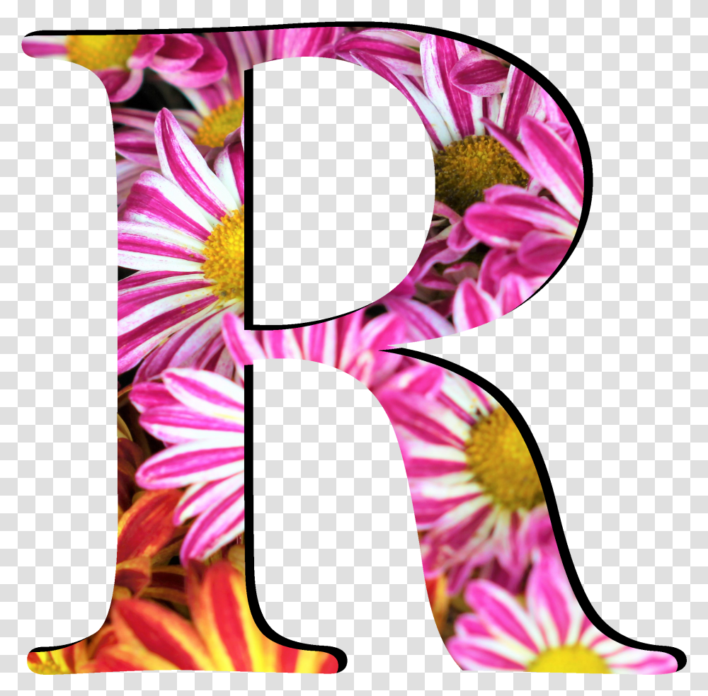Flower Pattern Letters R Letter R Design Transparent Png