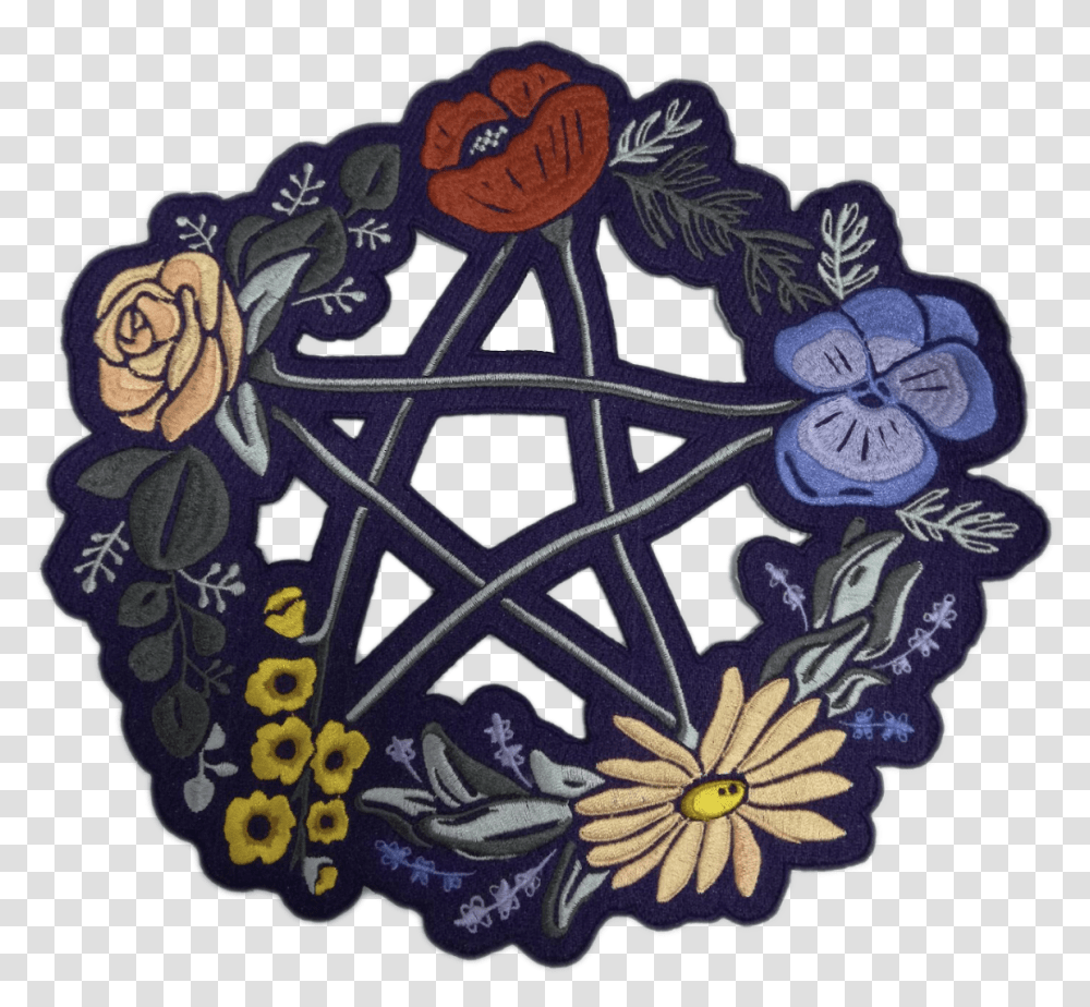 Flower Pentagram, Rug Transparent Png