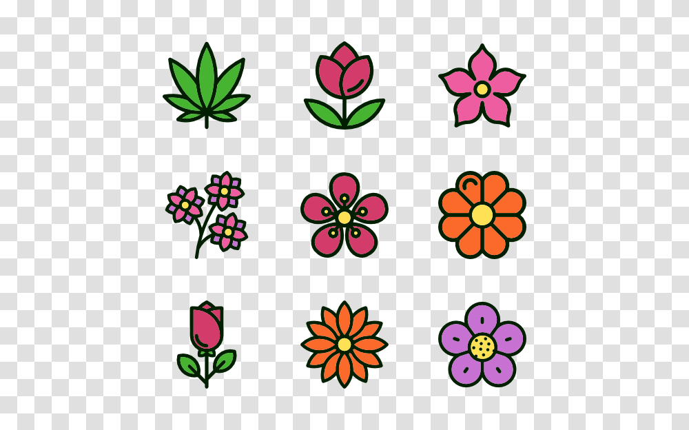 Flower Petals Icon Packs, Floral Design, Pattern Transparent Png