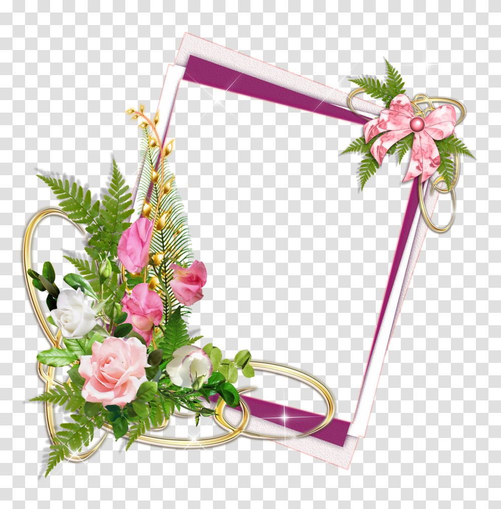 Flower Photo Frames, Plant, Blossom, Flower Arrangement, Vase Transparent Png