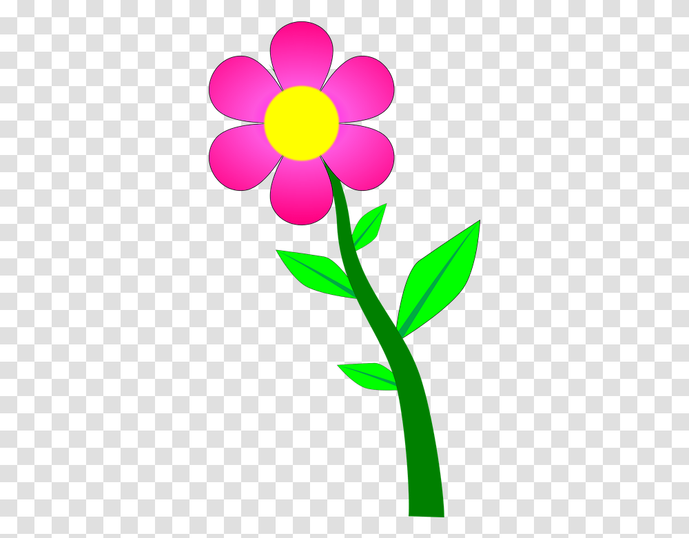 Flower Plant Blossom Free Vector Graphic On Pixabay Imagen Animada De Flor, Petal, Leaf, Geranium, Bud Transparent Png