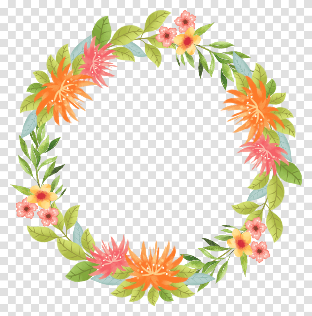 Flower Plant Foliage And Psd, Wreath, Blossom, Pattern, Floral Design Transparent Png