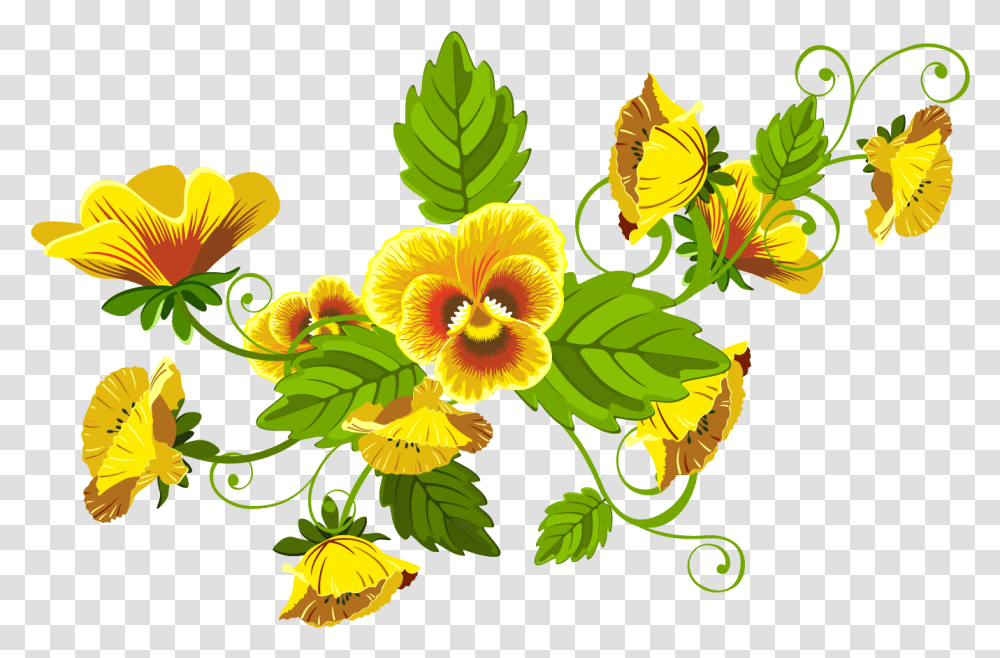 Flower Plants, Floral Design, Pattern Transparent Png