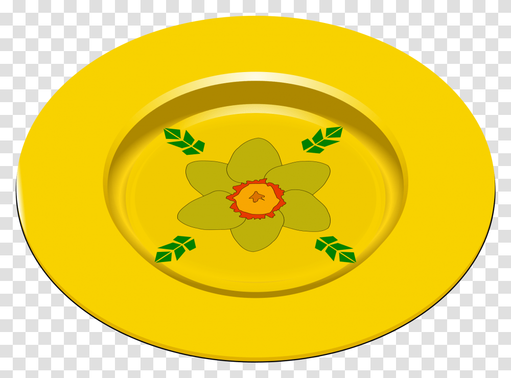 Flower Plate Dish Clipart, Meal, Food, Pottery, Platter Transparent Png