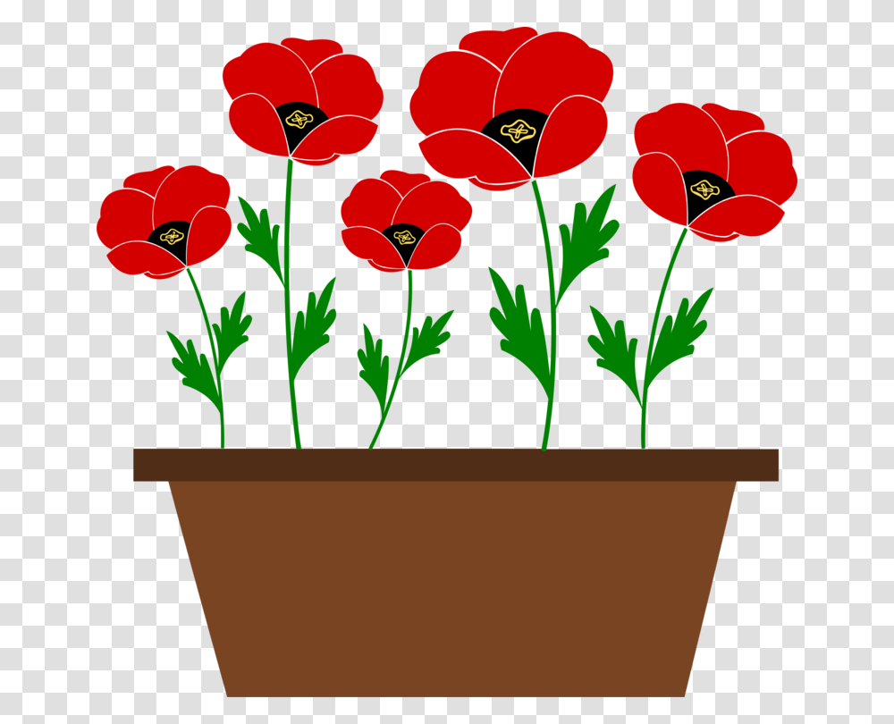 Flower Pot Clip Art Free, Plant, Blossom, Petal, Poppy Transparent Png