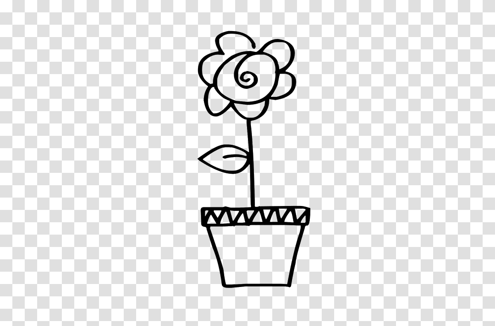 Flower Pot Clipart Free Cliparts Clip Art Flower, Word Transparent Png