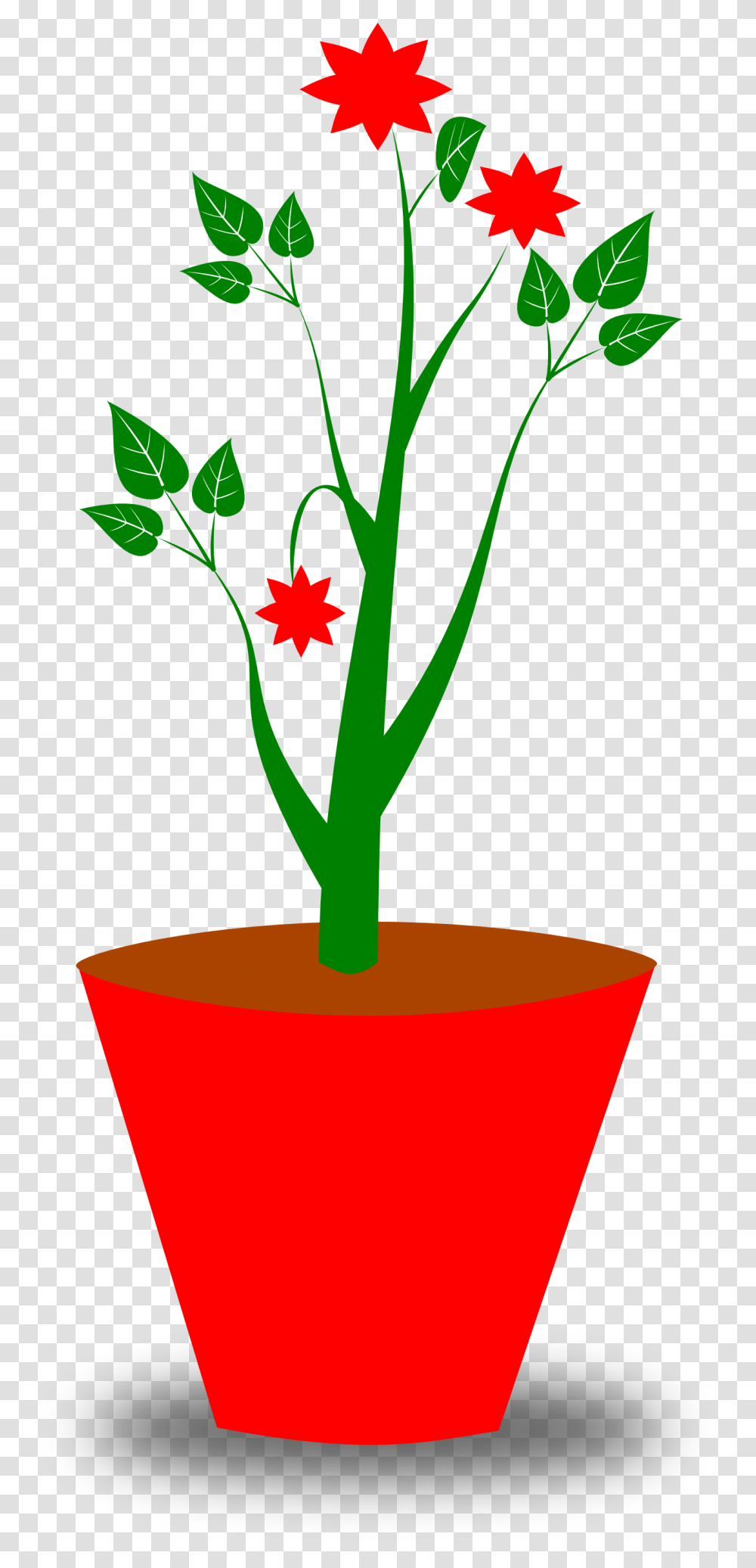 Flower Pot Clipart, Plant, Blossom, Leaf, Shovel Transparent Png