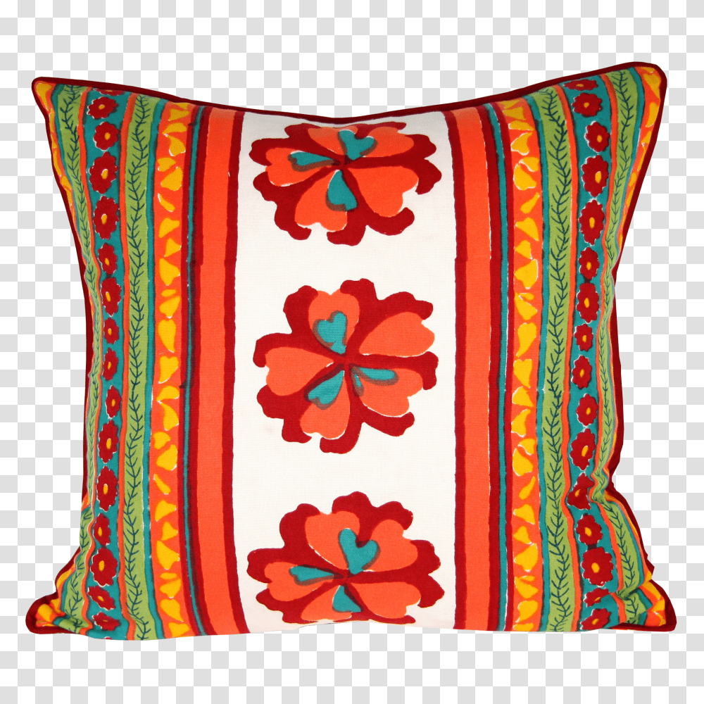 Flower Power Pillow Pacific Rose Textiles Transparent Png
