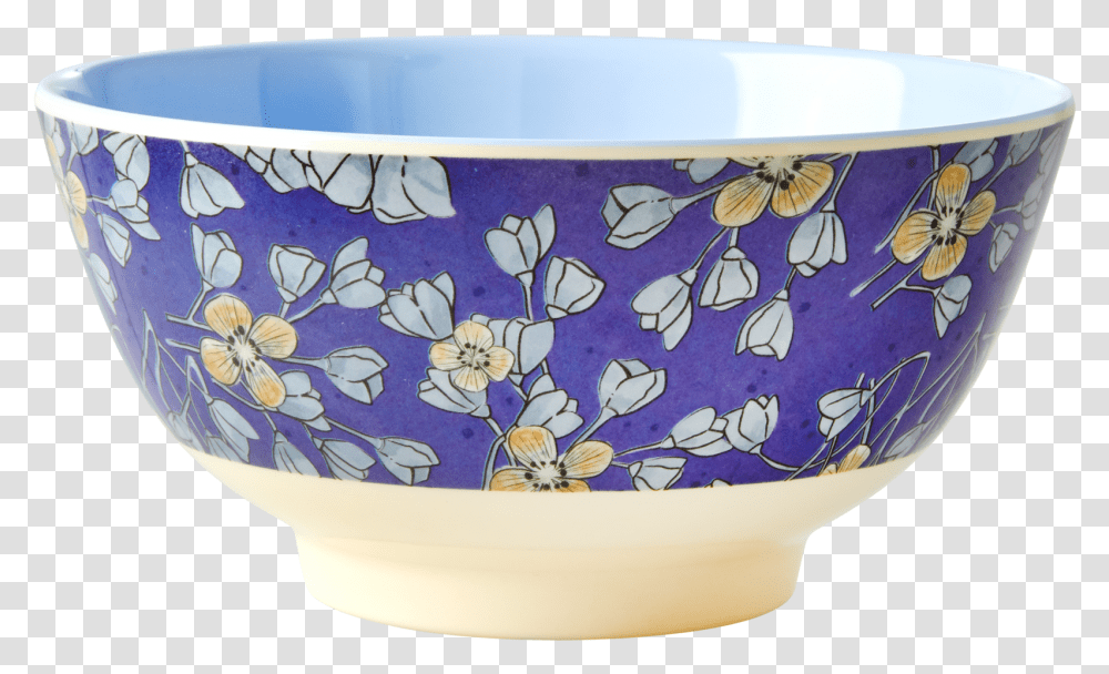 Flower Print, Bowl, Porcelain, Pottery Transparent Png