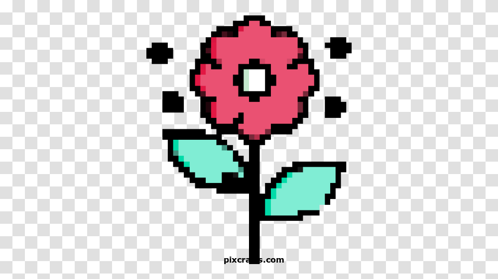 Flower Printable Pixel Art, Pac Man, Rug, Super Mario Transparent Png