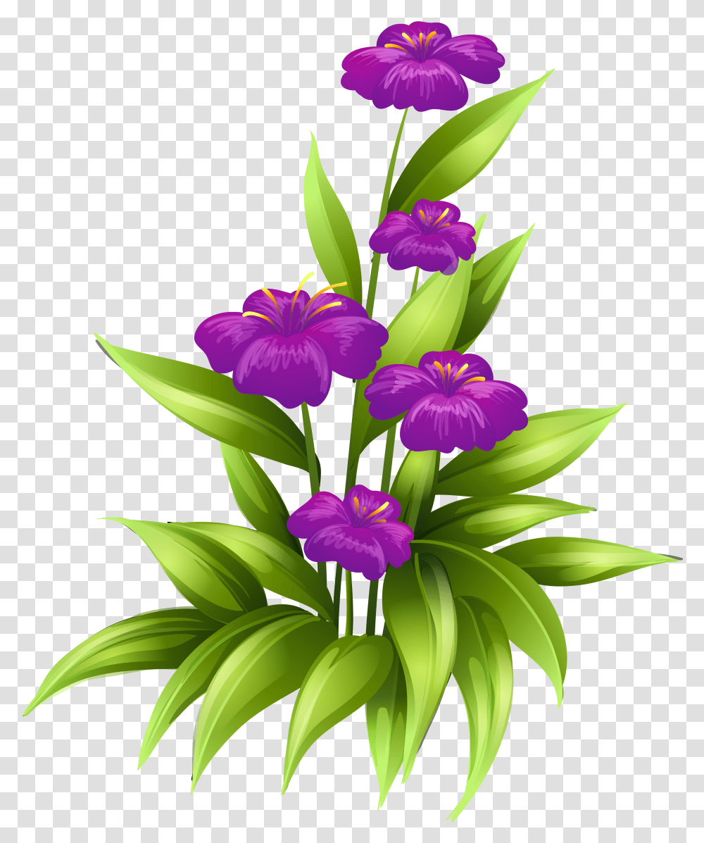 Flower Purple Stock Illustration Clip Art Background Flowers Clipart, Plant, Iris, Blossom, Flower Arrangement Transparent Png