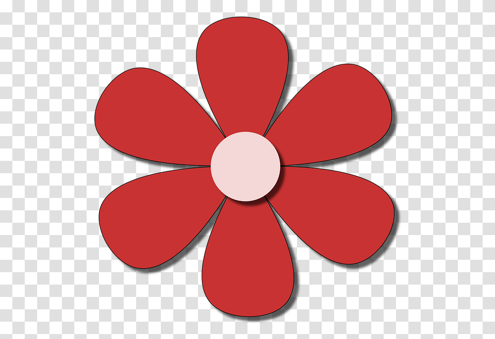 Flower Red Spring Free Image On Pixabay Small Flower Clipart Black And White, Petal, Plant, Daisy, Balloon Transparent Png