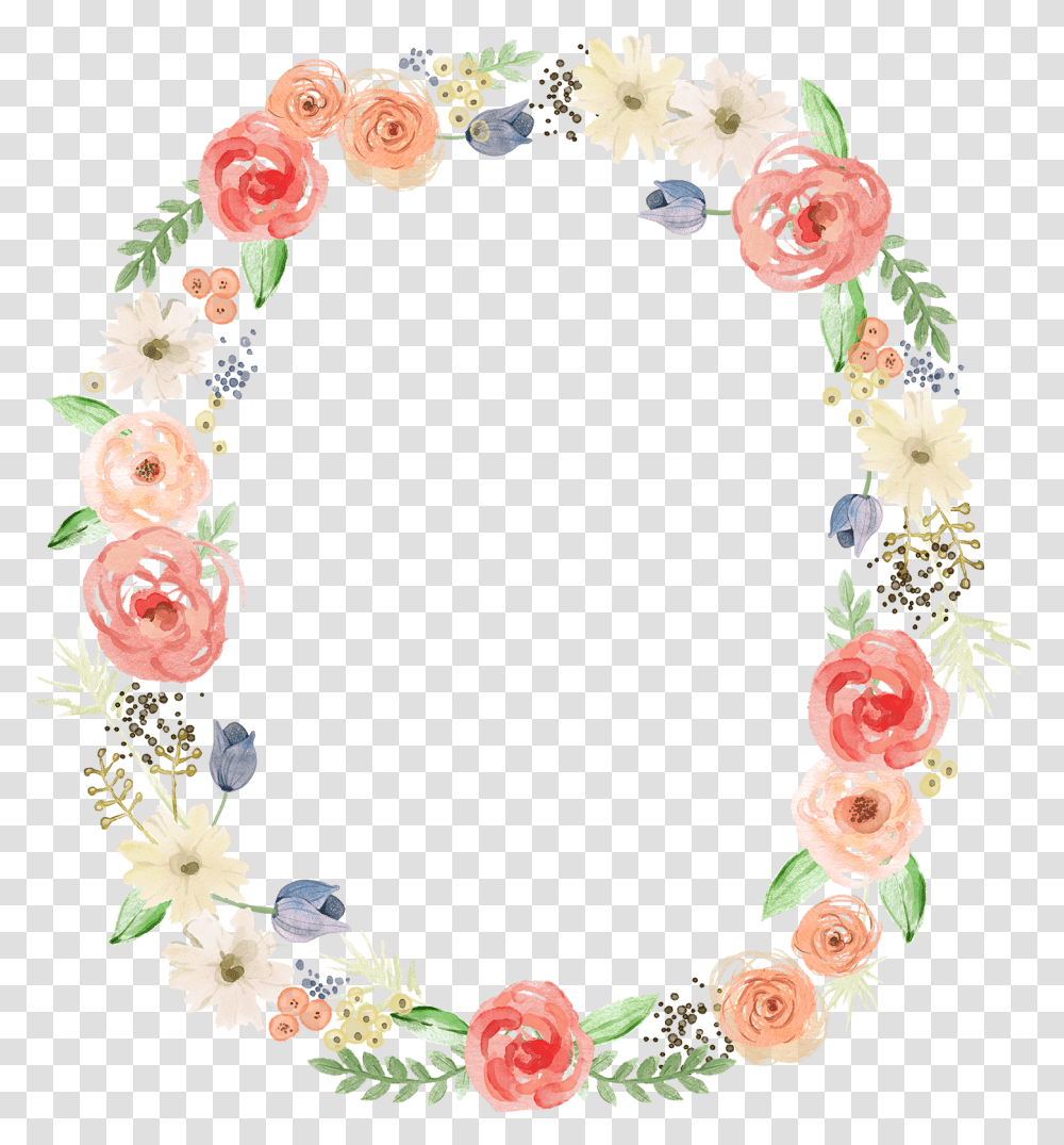 Flower Ring Border Design, Floral Design, Pattern Transparent Png