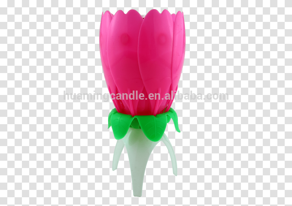 Flower Shape Birthday Candle Singing Happy Birthday, Balloon Transparent Png