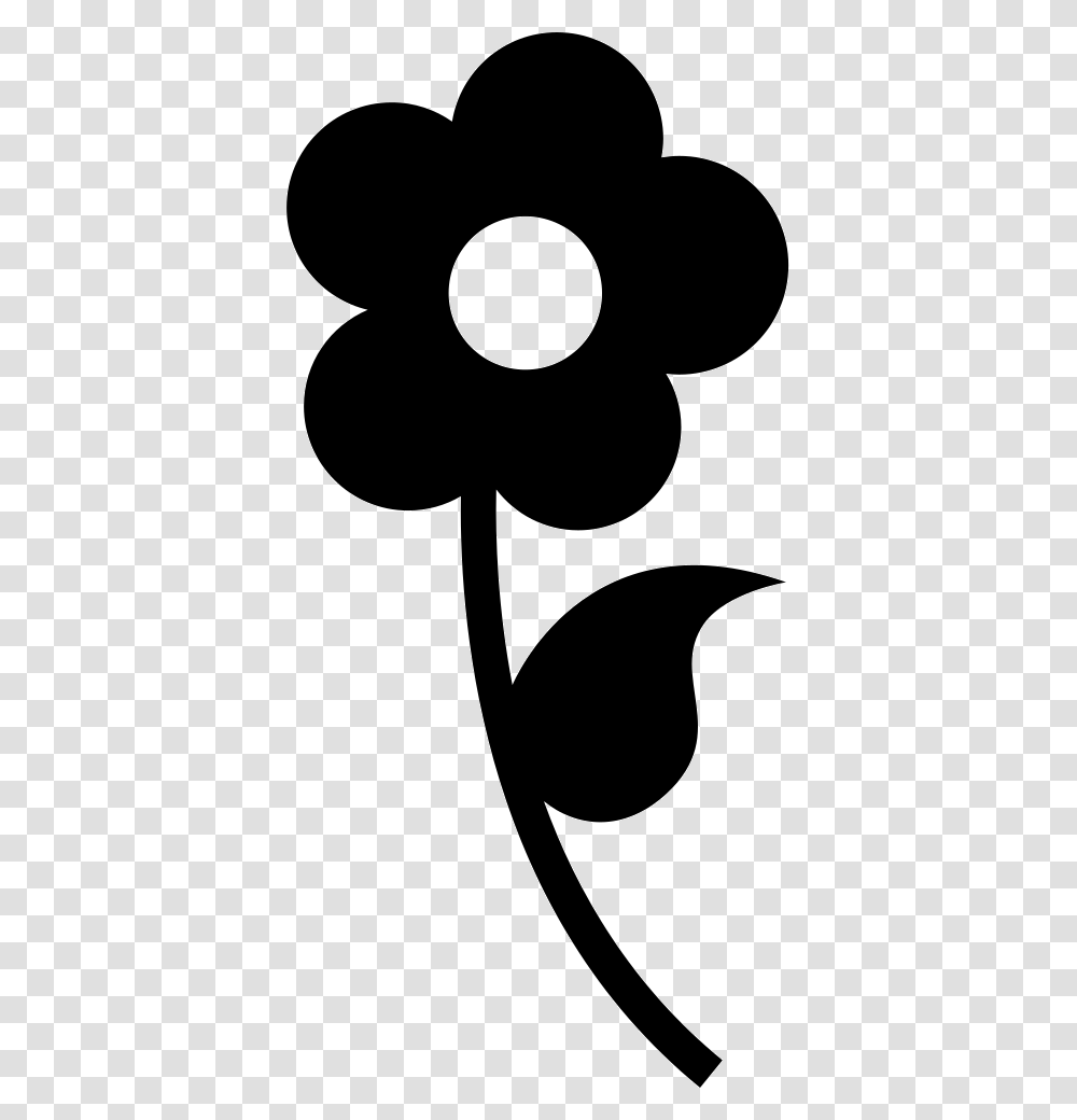 Flower Shape Of Five Petals, Stencil, Silhouette, Lamp Transparent Png