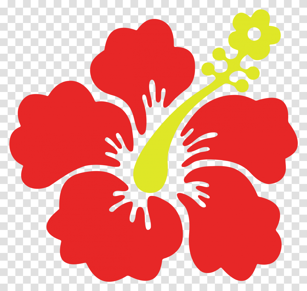 Flower Shoeblackplant Hawaiian Hibiscus Sticker Clip Hawaiian Tropical Flowers Clip Art, Blossom Transparent Png