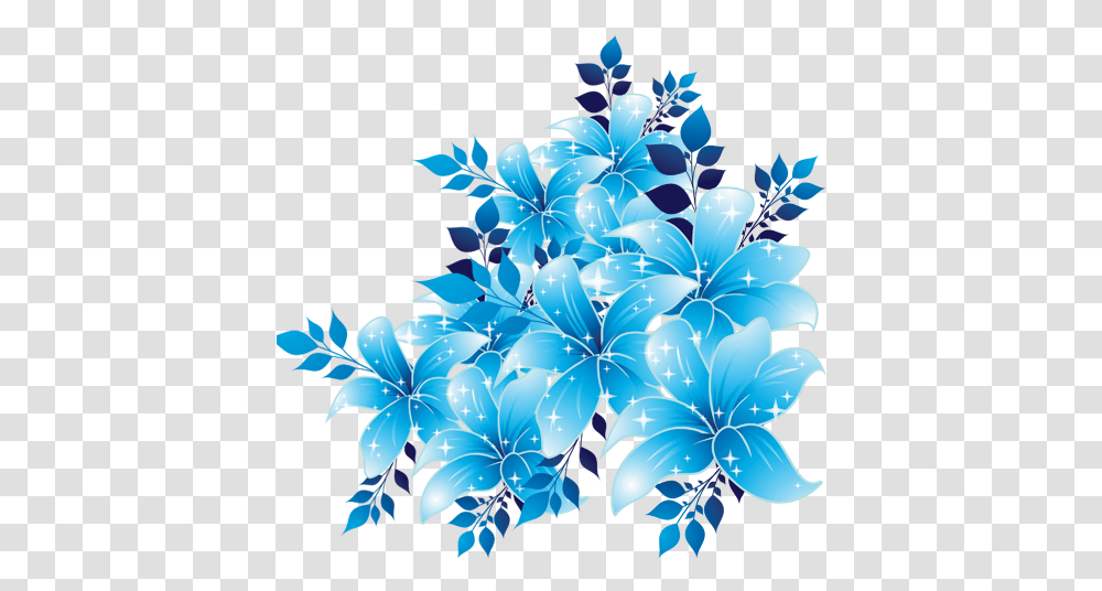 Flower Sky Blue Clip Art Design Flower Blue Background, Graphics, Floral Design, Pattern, Plant Transparent Png