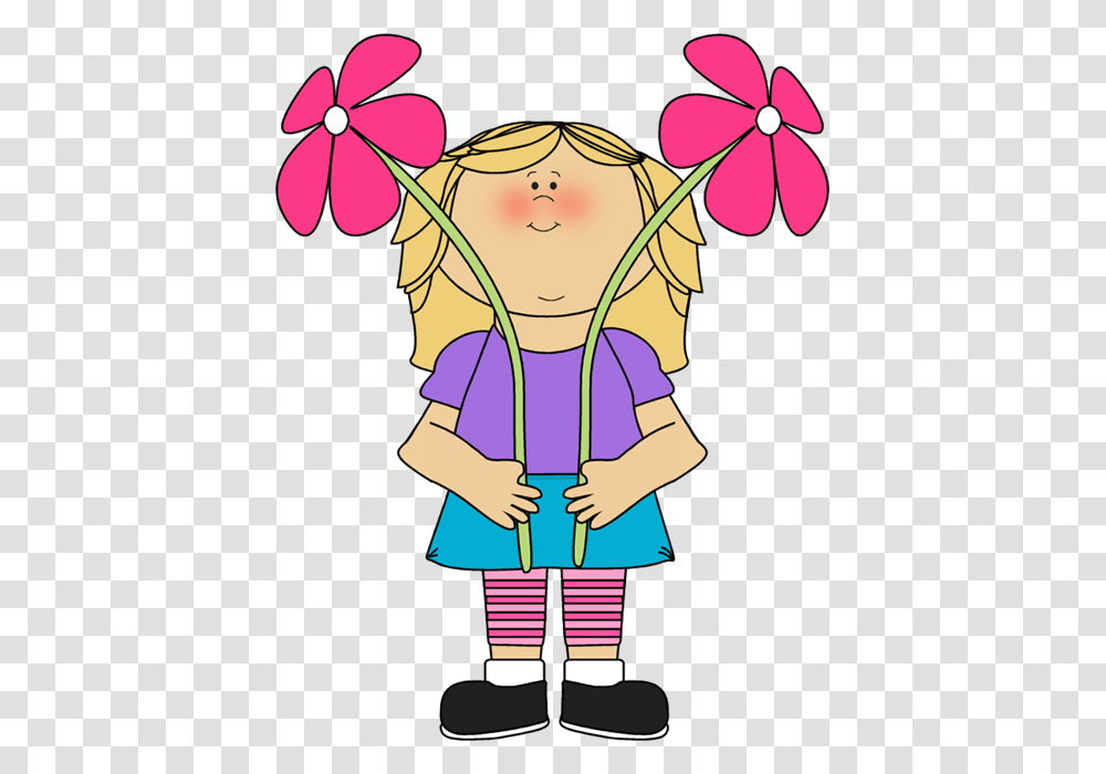 Flower Softball Cliparts, Person, Human, Plant, Blossom Transparent Png