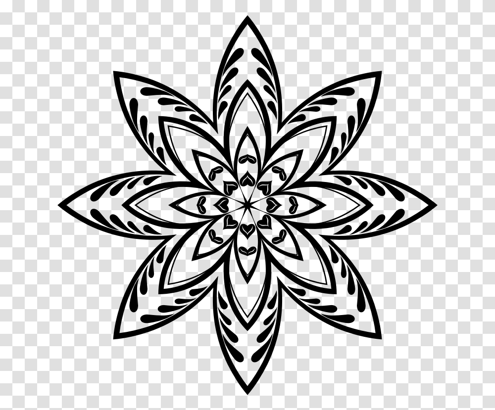 Flower Star, Gray, World Of Warcraft Transparent Png