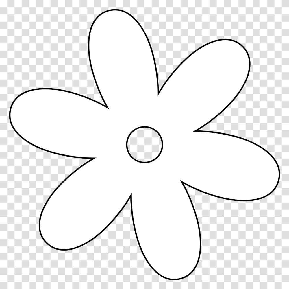 Flower Tattoo Black And White Flower White Clip Art, Stencil, Texture, Silhouette Transparent Png
