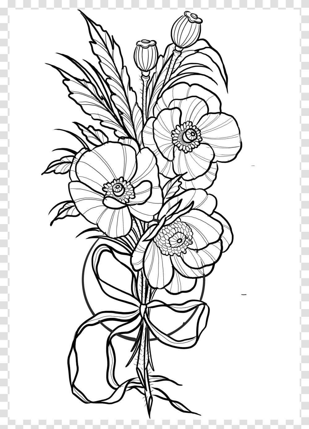 Flower Tattoo Designs, Floral Design, Pattern Transparent Png