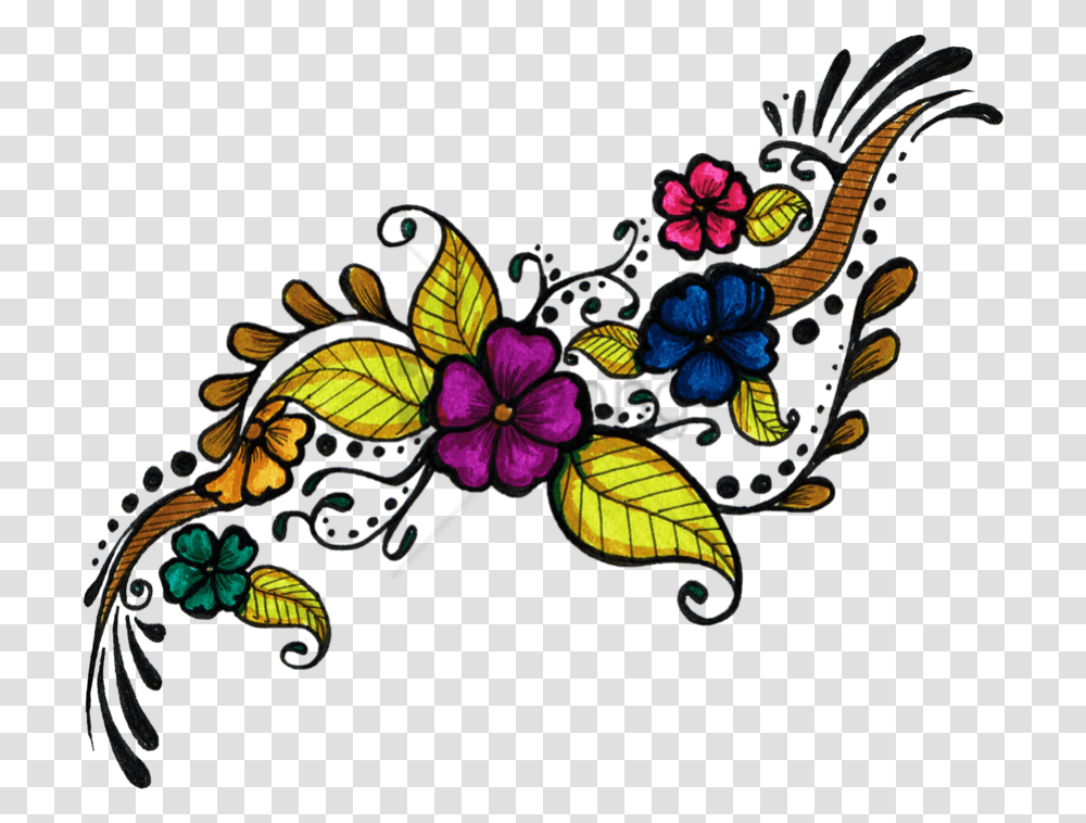 Flower Tattoo Designs, Floral Design, Pattern Transparent Png