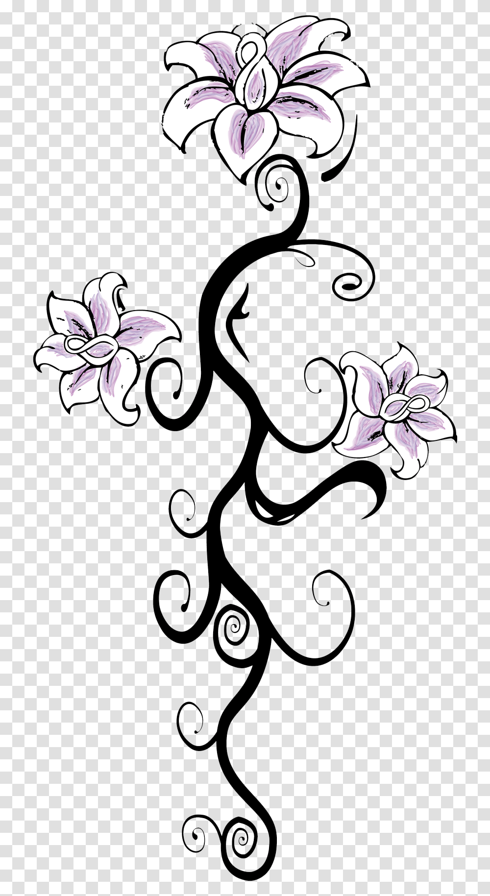 Flower Tattoo Images Flower Tattoo Design, Graphics, Art, Floral Design, Pattern Transparent Png