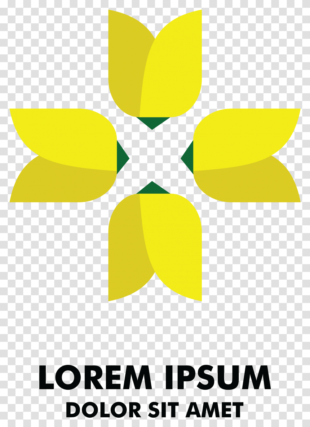 Flower Tulip Logo Vector Illustration, Symbol, Poster, Advertisement, Trademark Transparent Png