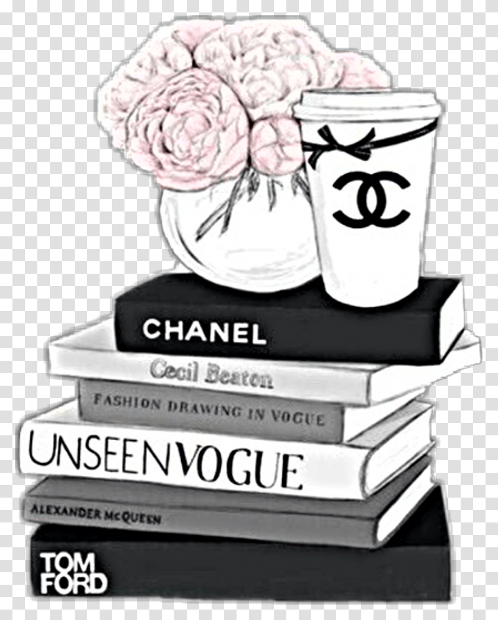 Flower Vase Clipart Chanel Clip Art Books, Novel, Wedding Cake, Dessert, Food Transparent Png