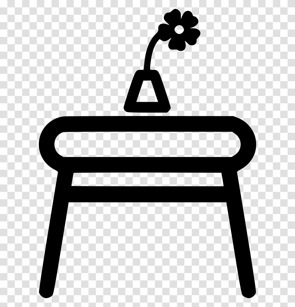 Flower Vase Table Flower Table Icon, Chair, Furniture, Tabletop, Label Transparent Png