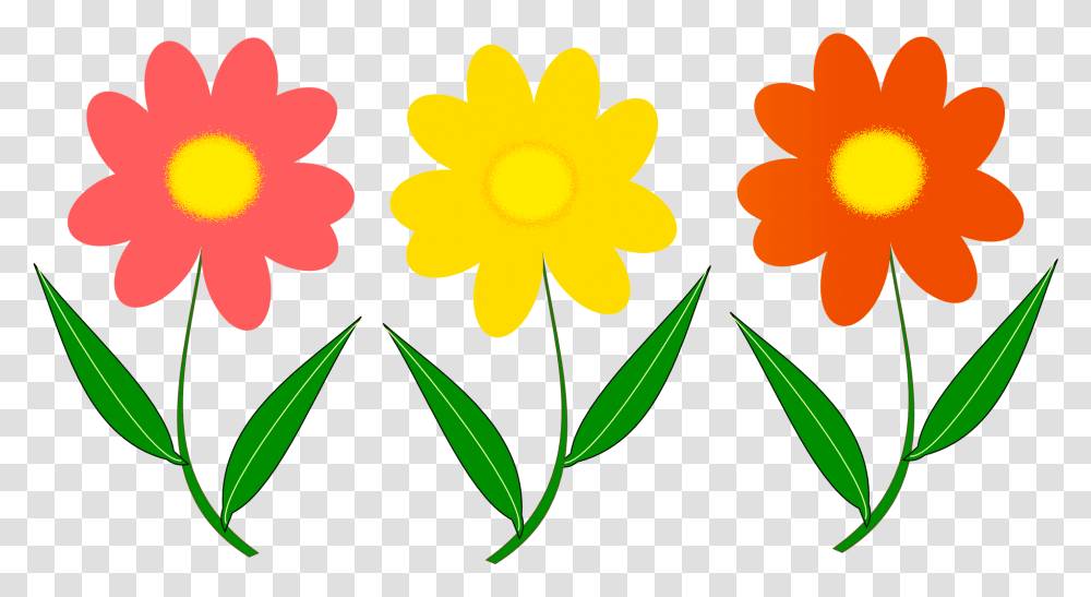 Flower Vector 6 2103 X 1160 Webcomicmsnet Vector Flower, Plant, Blossom, Daisy, Daisies Transparent Png