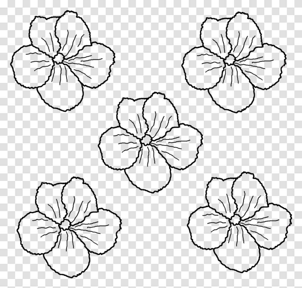 Flower Vector Drawing Free Photo Gls Spalvinimui, Nature, Outdoors, Astronomy, Outer Space Transparent Png