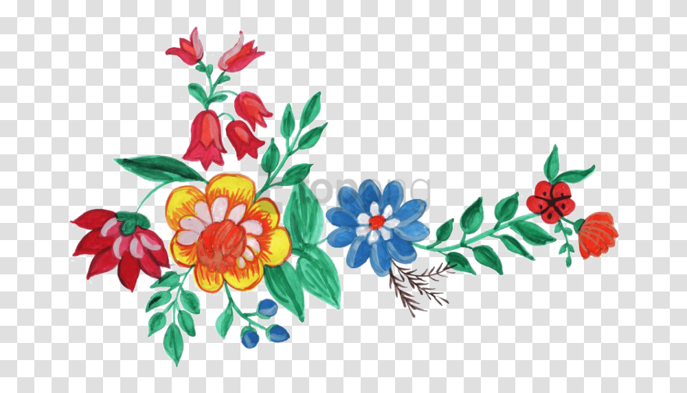 Flower Watercolor Art Clipart Mart Flowers In Format, Graphics, Floral Design, Pattern,  Transparent Png