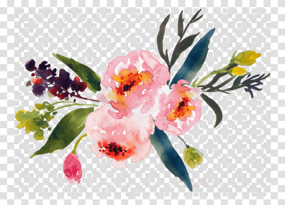Flower Watercolor Background, Plant, Petal Transparent Png