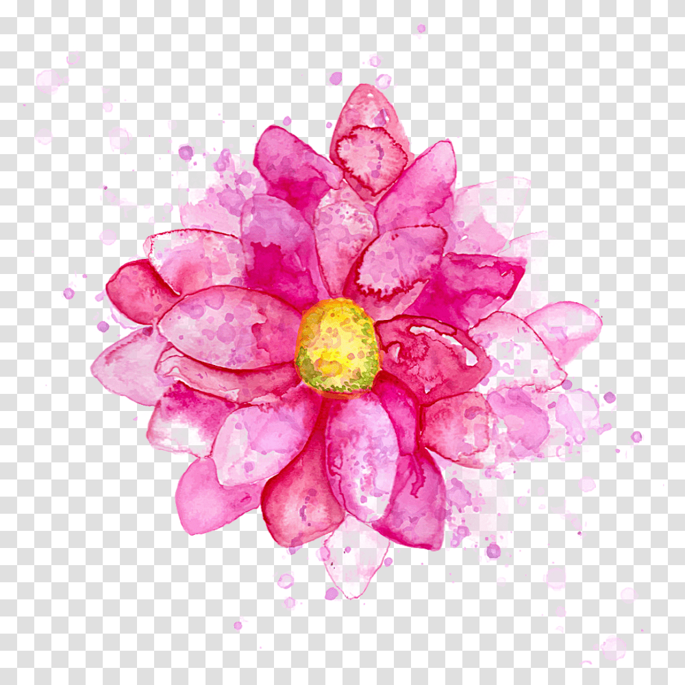 Flower Watercolor Painting Drawing Water Flower Painting, Plant, Petal, Blossom, Peony Transparent Png