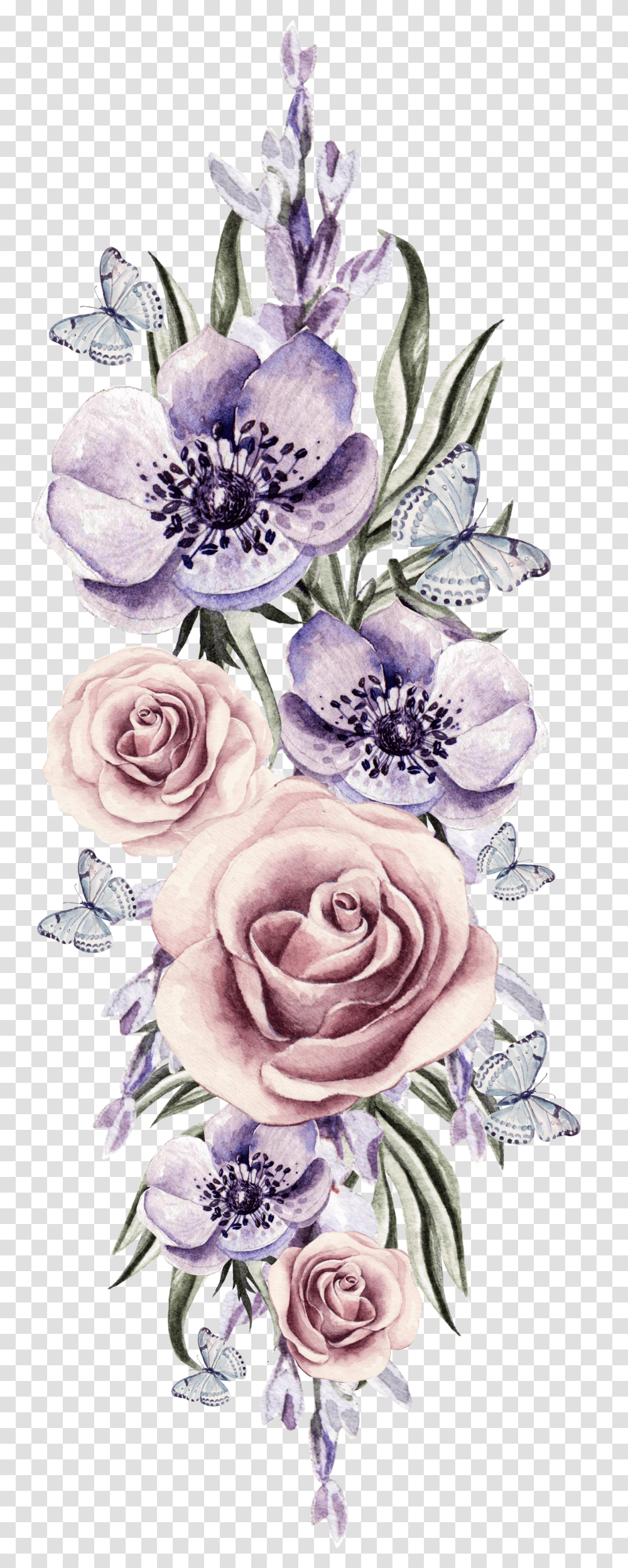 Flower Watercolor Pictures Free Download Free Background Flowers Transparent Png