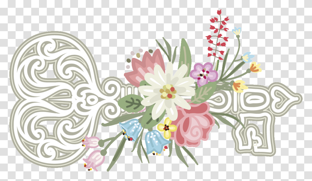 Flower Wedding Butterfly Ornament Free Download Ai Artificial Flower, Floral Design, Pattern, Rug Transparent Png