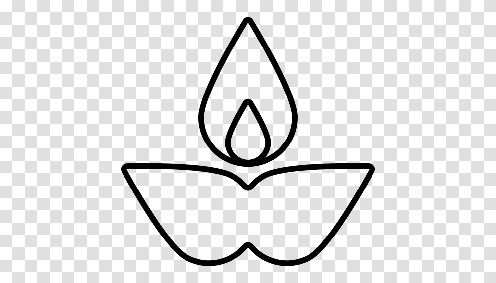 Flower With Two Petals Icon, Face, Triangle Transparent Png