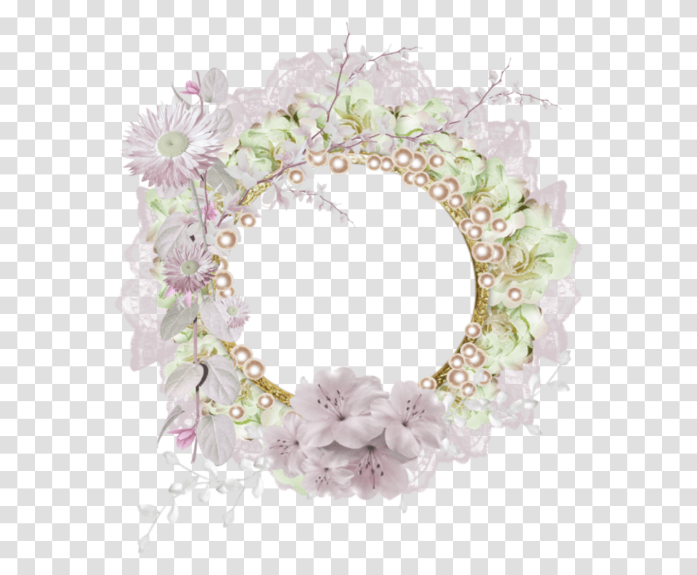 Flower Wreath Gif, Floral Design, Pattern Transparent Png