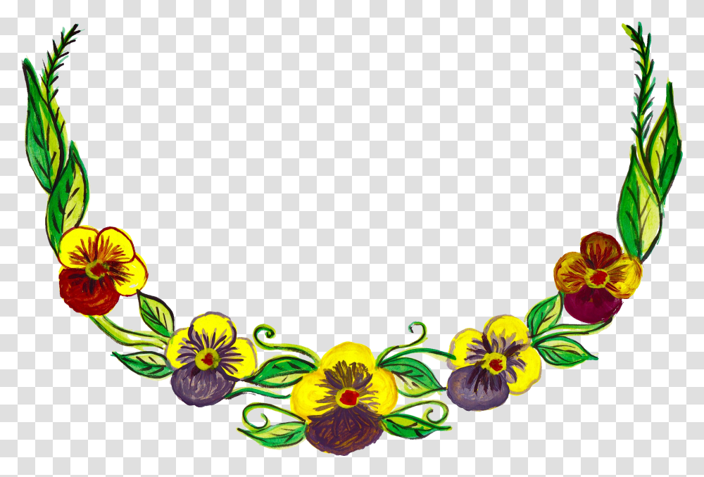 Flower Wreath Painting Flower Wreath 2, Graphics, Art, Floral Design, Pattern Transparent Png
