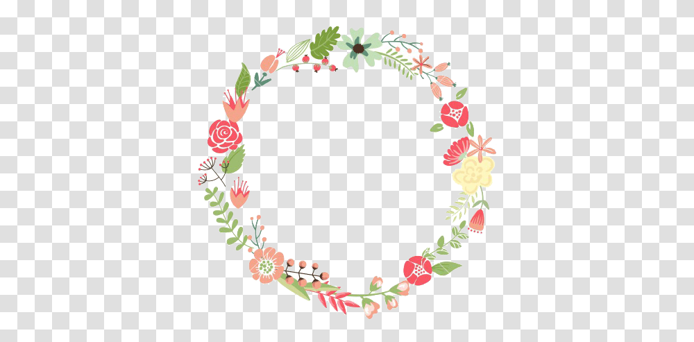Flower Wreath Picture Frame Circle Clip Flower Circle Border, Plant, Blossom, Floral Design, Pattern Transparent Png