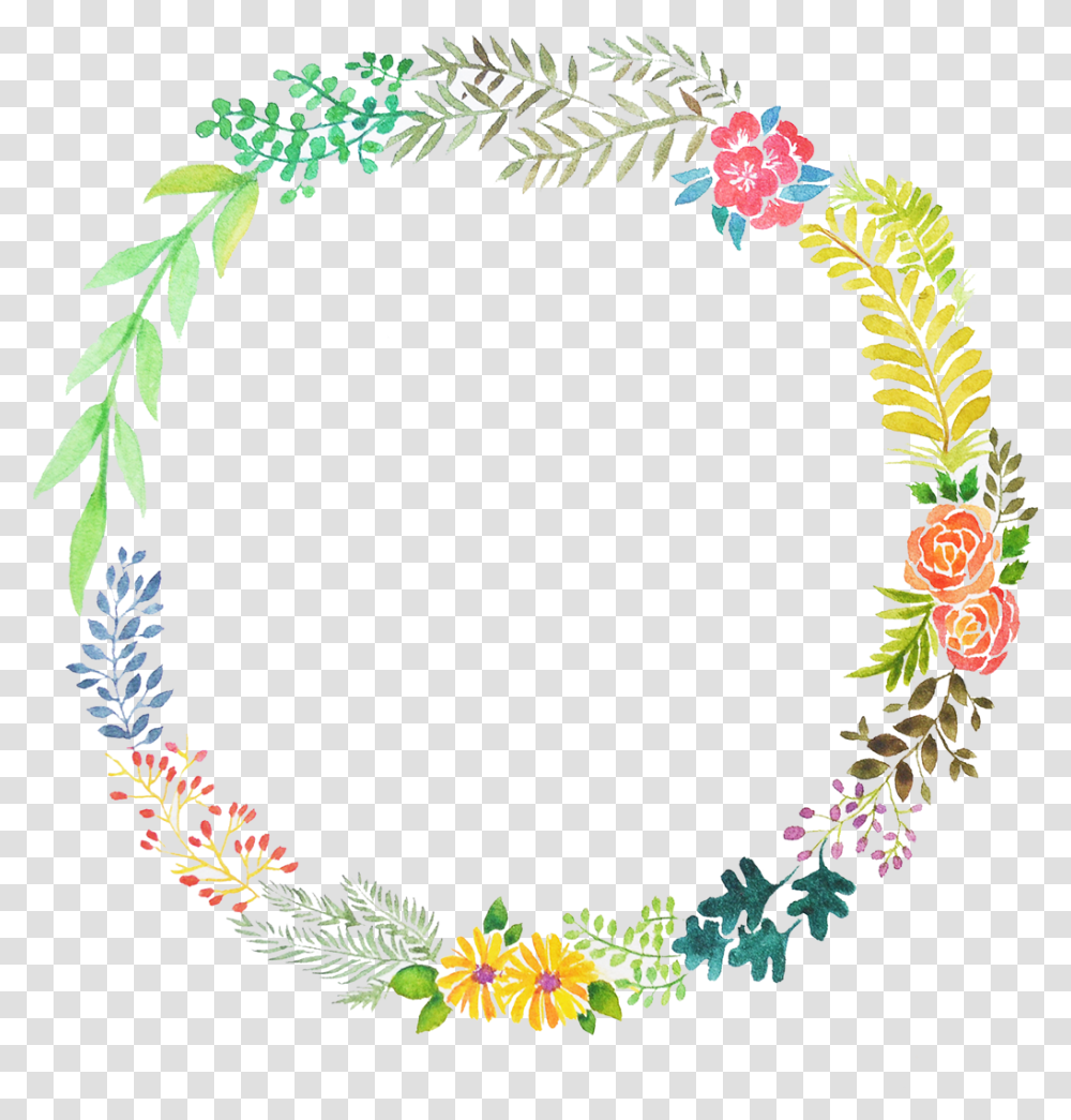 Flower Wreath Turquoise Free, Plant, Blossom, Floral Design, Pattern Transparent Png