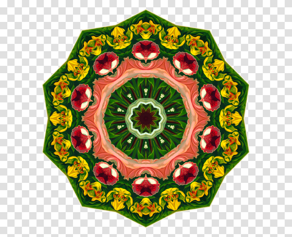 Flowercost Of Goods Soldaudit Umbrella, Ornament, Pattern, Fractal, Rug Transparent Png