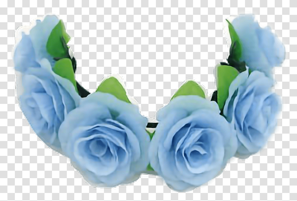 Flowercrown Flowers Flower Blue Blueflower Crown, Green, Plant, Blossom, Accessories Transparent Png