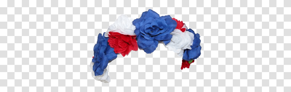 Flowercrown Freetoedit Red White And Blue Flower Crown, Apparel, Headband, Hat Transparent Png
