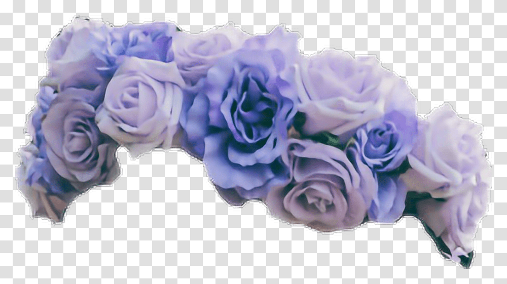 Flowercrown Purpleflower Aesthetic Background Blue Flower Crown, Plant, Blossom, Carnation, Flower Arrangement Transparent Png