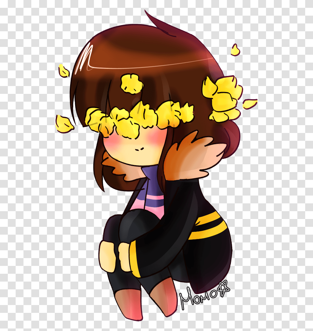 Flowerfell Frisk Undertale Love Free Personals Fictional Character, Hand, Helmet, Clothing, Apparel Transparent Png