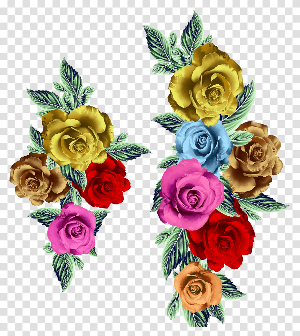 Flowerflower Patchpatchstone Work Flower Patch Designflowerssaree Hybrid Tea Rose, Pattern, Floral Design Transparent Png